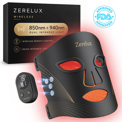 Zerelux LED red light treatment mask