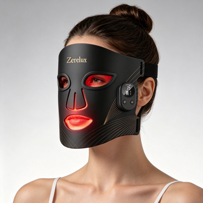 Zerelux LED red light treatment mask