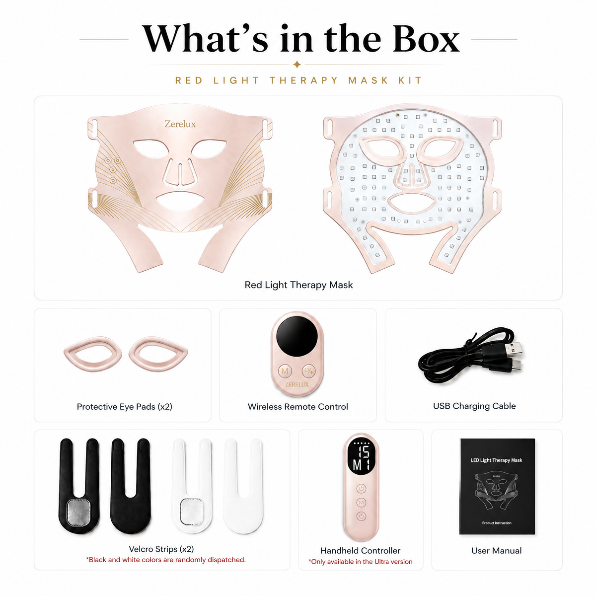 Zerelux Wireless Red Light Face Mask