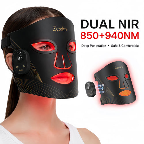 Zerelux LED red light therapy mask